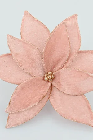 Fleur de Noël à clip rose 'Douces Rêveries' Offre Spéciale